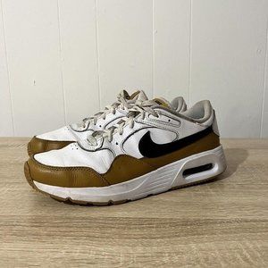 Nike Air Max SC Leather Mens Shoes Sneakers White/Wheat DH9636-100 Size 9.5
